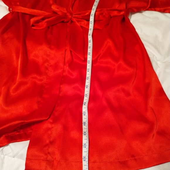 Victoria Secret Red Robe S/M P/M - Picture 6 of 6